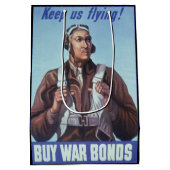 Black Aviators: Militärischer Kampfdienst der USA Mittlere Geschenktüte (Rückseite)