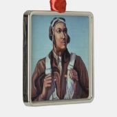 Black Aviators: Militärischer Kampfdienst der USA Ornament Aus Metall (Rechts)