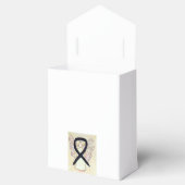 Black Awareness Ribbon Angel Gastgeschenk Boxen Geschenkschachtel (Geöffnet)