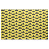 Black B-2 Spirit Stealth Bomber Pattern auf Gelb Stoff (Fat Quarter (45,7 x 55,9 cm))