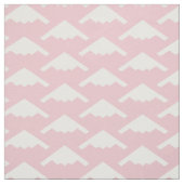 Black B-2 Spirit Stealth Bomber Pattern auf Rosa Stoff (Muster)