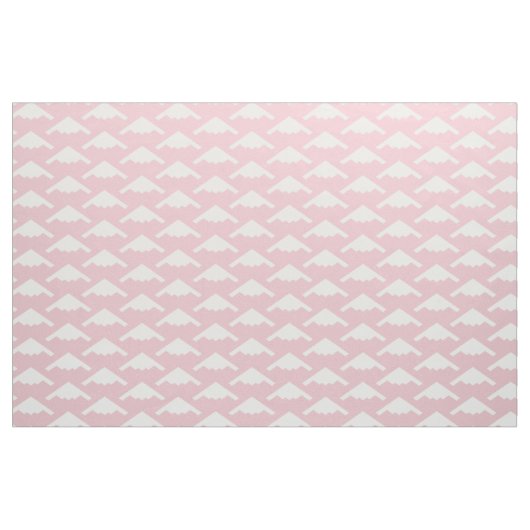 Black B-2 Spirit Stealth Bomber Pattern auf Rosa Stoff (Fat Quarter (45,7 x 55,9 cm))