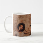 Black Babe Magic Strong Girl Melanin Queen Coffee Kaffeetasse (Links)