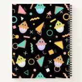 Black Baby Chick Notizblock (Rückseite)