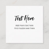 Black Baby Girl in Pumpkin Fall-Themed Begleitkarte (Rückseite)