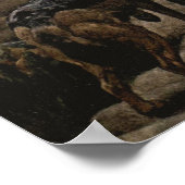 Black Backed Jackals von Winifred Austen Poster (Ecke)