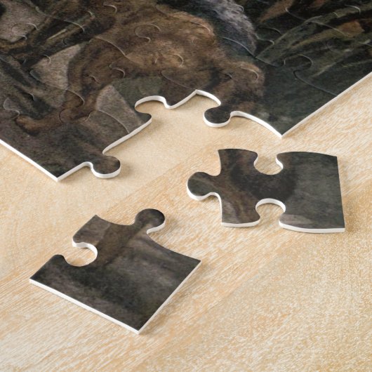 Black Backed Jackals von Winifred Austen Puzzle (Seite)