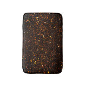 Black Background Beautiful Bokeh Badematte (Vorderseite Vertikal)