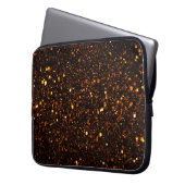 Black Background Beautiful Bokeh Laptopschutzhülle (Vorderseite Links)