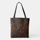 Black Background Beautiful Bokeh Tasche (Rückseite)
