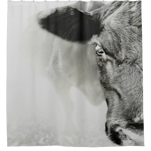 Black Baldie Duschvorhang (Vorderseite)