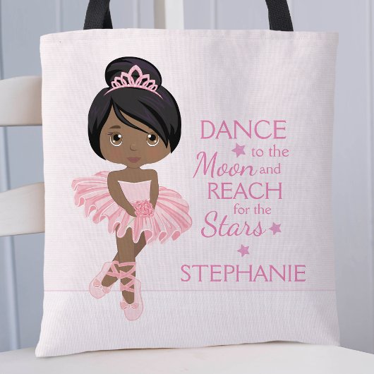 Black Ballerina Personalisiert Tasche