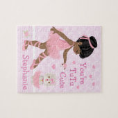 Black Ballerina Tutu Niedlich Jigsaw Puzzle (Horizontal)