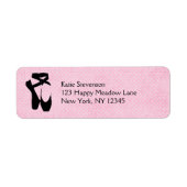 Black Ballet Shoes En Pointe (Vorne)