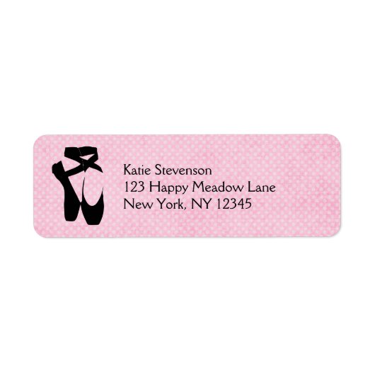 Black Ballet Shoes En Pointe (Vorne)