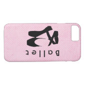 Black Ballet Shoes En Pointe Case-Mate iPhone Hülle (Rückseite (Horizontal))