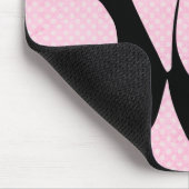 Black Ballet Shoes En Pointe Mousepad (Ecke)