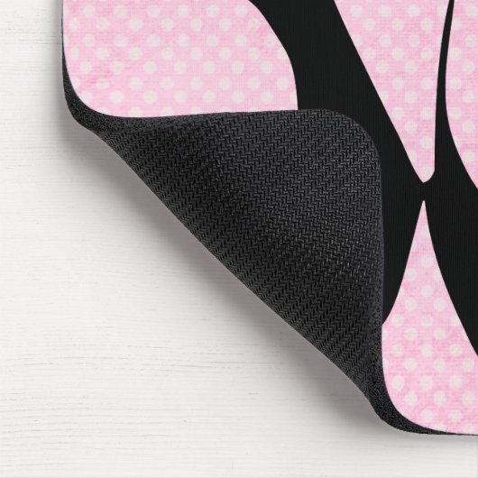 Black Ballet Shoes En Pointe Mousepad (Ecke)