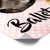 Black Ballet Slippers Poster (Ecke)