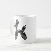 Black Balloon Dog  Kaffeetasse (Vorderseite Links)