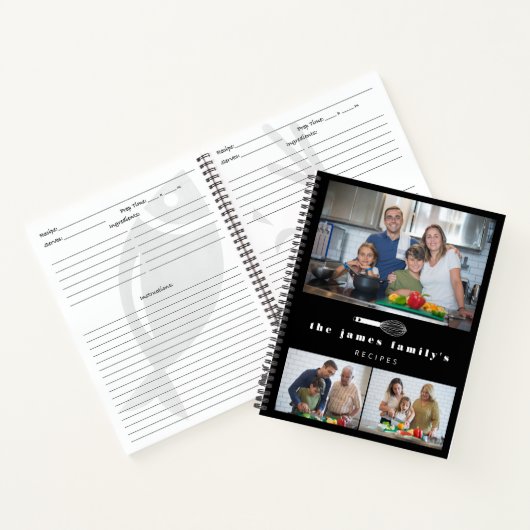 Black Balloon Whisky Fotos Familienrezepte Notizblock (Innenseite)