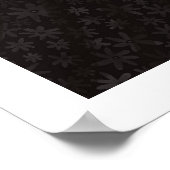 Black Ballroom Mittwoch Party Dress Poster (Ecke)