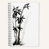 Black Bamboo - Tinte Notizblock (Vorderseite)