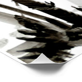Black Bamboo - Tinte Poster (Ecke)