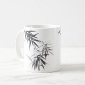 Black Bamboo Twig Kaffeetasse (Vorderseite Links)