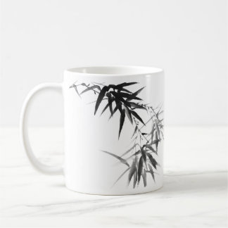 Black Bamboo Twig Kaffeetasse