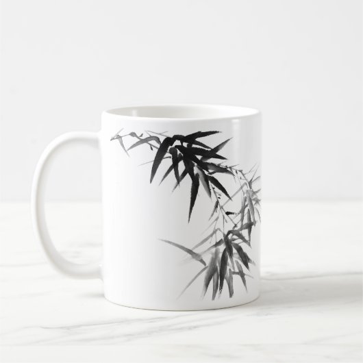 Black Bamboo Twig Kaffeetasse (Links)