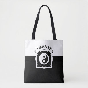 Black Banner & Black Rectangle + Ihre Ideen Tasche