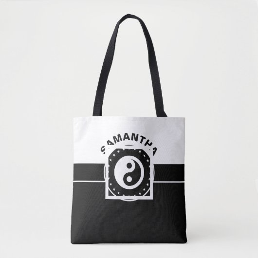 Black Banner & Black Rectangle + Ihre Ideen Tasche (Vorderseite)