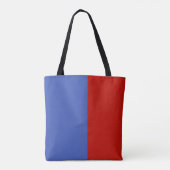 Black Banner & Blue Rectangle + Ihre Ideen Tasche (Rückseite)