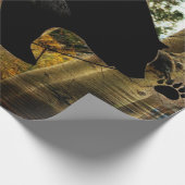 Black Bar Bald Eagle Wilderness Geschenkpapier (Ecke)