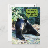 Black Bar - "Cubby - Let's Make a Deal" Postkarte (Vorne/Hinten)
