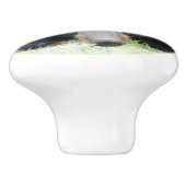 Black Bar - "Cubby Liebe" Keramik Knoblauch Keramikknauf (Seitenansicht)