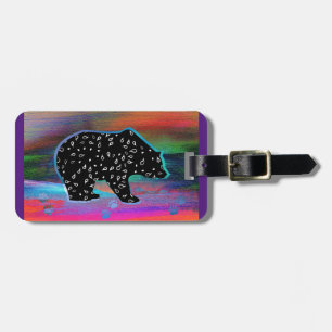 Black Bar Spirit Northern Light Colors Gepäckanhänger