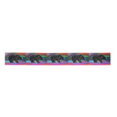 Black Bar Spirit Northern Light Colors Satinband (Vorderseite)