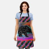 Black Bar Spirit Northern Light Colors Schürze (Getragen)