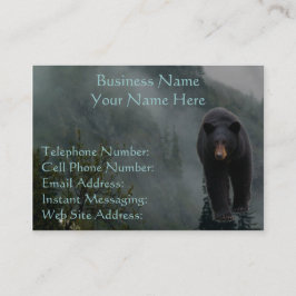 Black Bar Wildlife & Mistral Forest Business Cards Visitenkarte