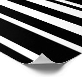 Black Barcode Poster (Ecke)