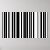 Black Barcode Poster (Vorne)