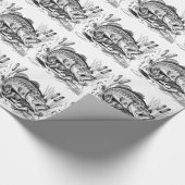 Black bass geschenkpapier (Ecke)