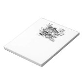 Black bass notizblock (Rotiert)