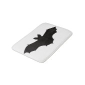 Black Bat Bath Mat Badematte (Schrägansicht)