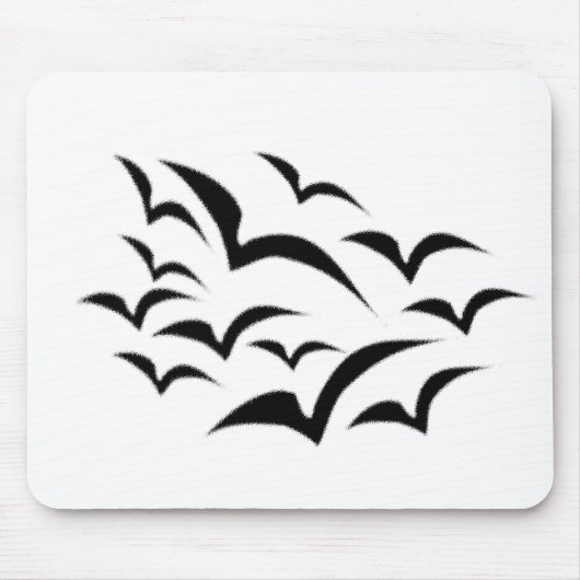 Black Bat Cloud Kids Mousepad (Vorne)