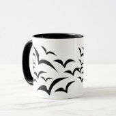 Black Bat Cloud-Tasse Tasse (Vorderseite Links)