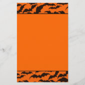 Black Bat Halloween Briefpapier (Vorderseite)