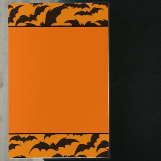 Black Bat Halloween Flyer